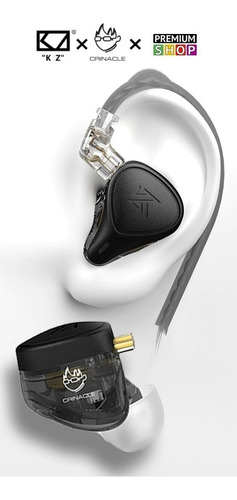 Imagen 5 de 6 de Auriculares In Ear Kz Zex Pro X Crinacle Cable Sin Microfono