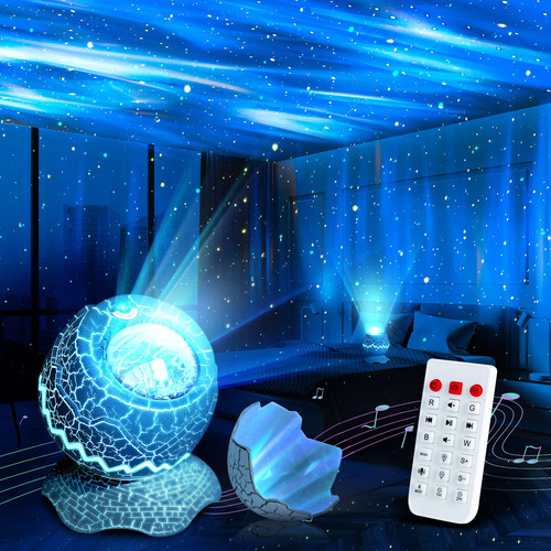 Luz Proyector Galaxy Star Con 33 Efectos Y Altavoz Bluetooth