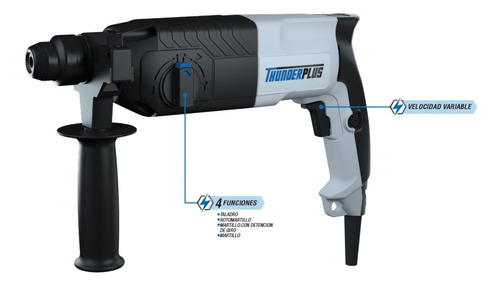 Roto Martillo Thunderplus Sds-plus 750w + Maletin