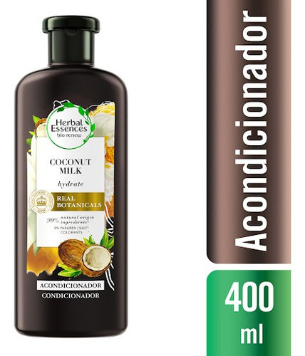 Acondicionador Herbal Essences Bio:renew Coconut Milk 400 Ml