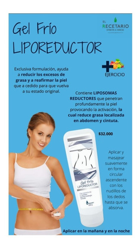 Gel Frío Liporeductor - g a $175