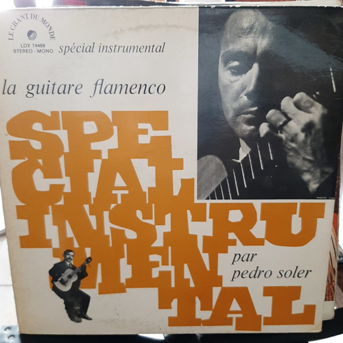 Vinilo Pedro Soler La Guitare Flamenco Spec Instrumental Es1