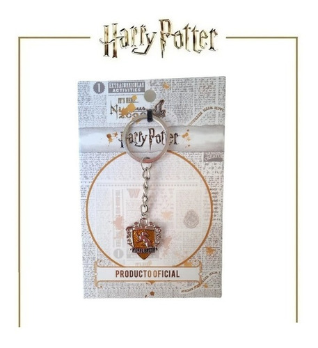 Imagen 1 de 3 de Llavero Harry Potter - Hufflepuff - Licencia Oficial