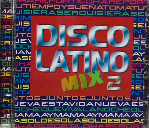 Disco Latino Mix 2, Varios Artistas Cd Seminuevo