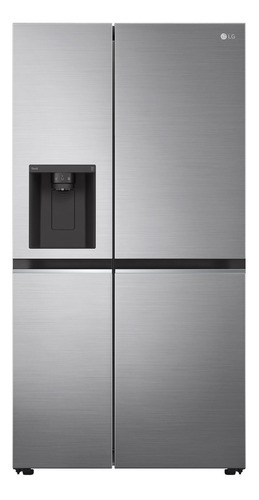 Refrigerador Side By Side LG Gs66wpp Linear Cooling 611lts Color Platinum Silver