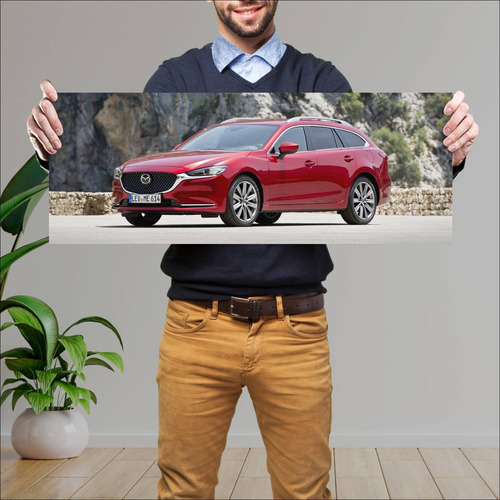 Cuadro 30x80cm Auto 2018 Mazda6 Wagon Auto 123