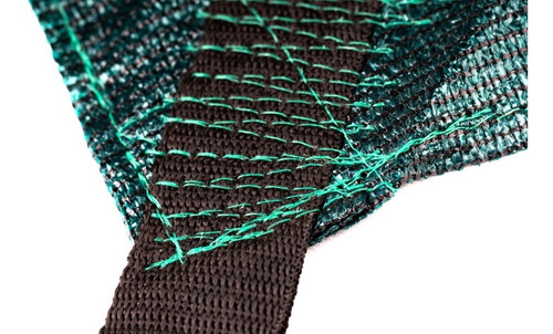 Malla Sombra 90% Raschel Verde De 3mx5m Lista Para Instalar