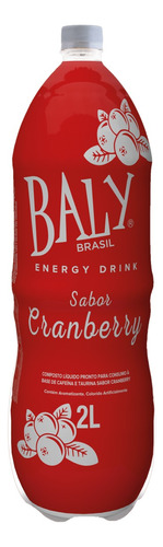 Energético Cranberry Baly Garrafa 2l