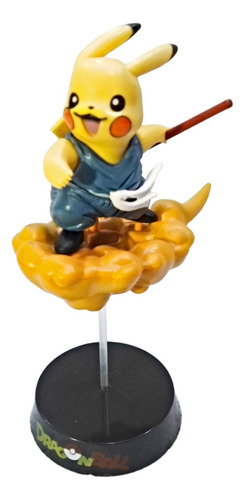 Figura Pikachu En Nube Voladora Pikachu Goku Pokemon