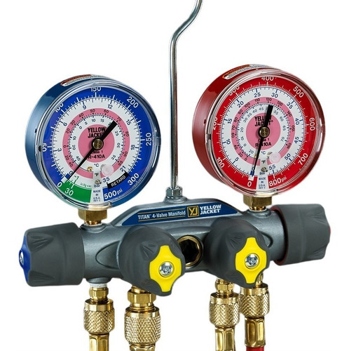 Manómetros Refrigeracion Yellow Jacket Titan R22,404a,410a