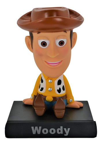 Figura De Woody Bobble Head Que Sirve De Soporte Teléfono