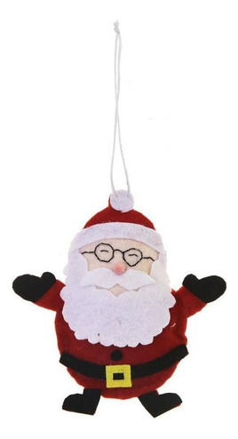 Enfeite Natal Pendurar Noel De Óculos 1un 9x7x2cm 1106038