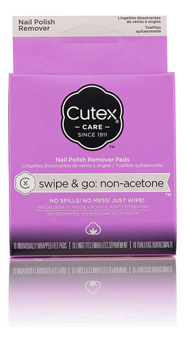 Almoadilla Quita Esmalte Cutex Care Swipe & Go Almohadillas