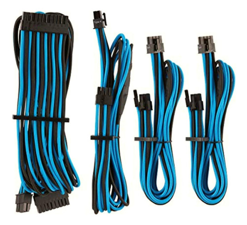 Corsair Cp-8920221 Kit De Cables Basico Psu Ind Prem Color Azul/negro