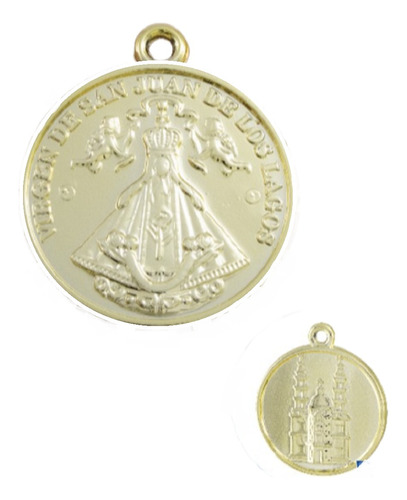 Medalla Virgen De San Juan De Los Lagos 47mm Fantasía 25 Pzs