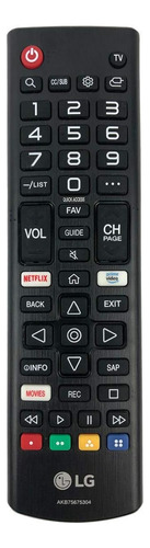 Control Remoto De Reemplazo Amtone, Para Tv LG, Negro