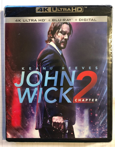  John Wick: Chapter 2 - Ultra Hd 4k + Blu Ray