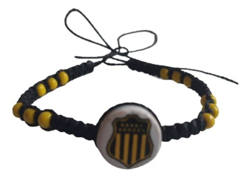 Pulsera De Macramé Peñarol O Nacional / Taller Raíces 