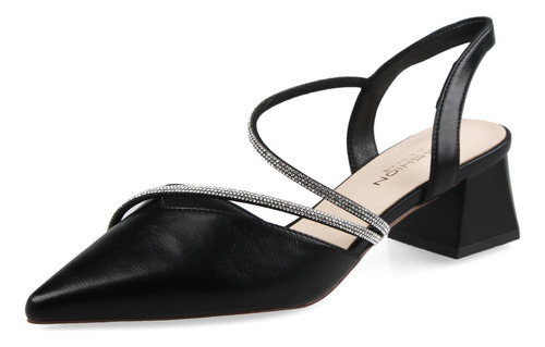 Sandalias Elegante De Moda Tacón Alto Para Mujer Con Correas