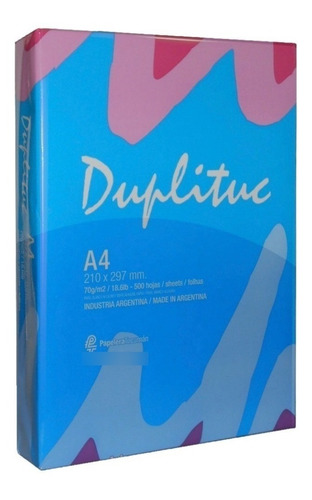 10 Resmas A4 De 70g Duplituc Envio Gratis Papelera Grafipel