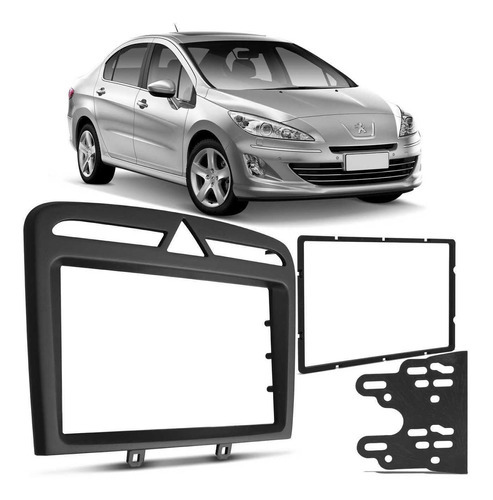 Marco de panel 2 DIN para Peugeot 308 408 2015 2016, chino