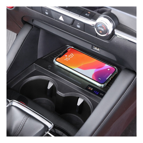 Cargador Inalámbrico De Coche De 15 W Para Teléfono Móvil Ax