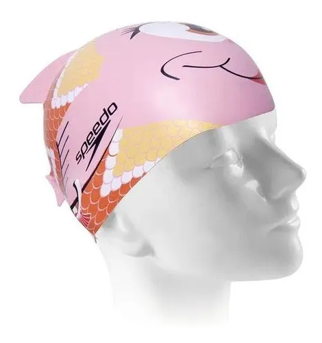 Touca De Natação Infantil Fish Cap Cor Coral - Speedo
