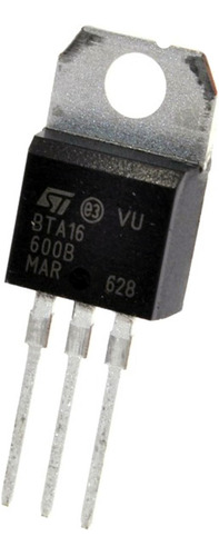 Transistor Triac Bta16-600b 16 Amp 600 Volt- Standar X 2 Uds