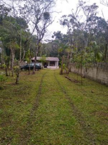 Imagem 1 de 20 de Chácara Em Itanhaém, No Balneário Gaivota, Com 5.085 M² De Área Total E Com Churrasqueira, Árvores E Vaga Para 08 Automóveis Ref: 8855/ac