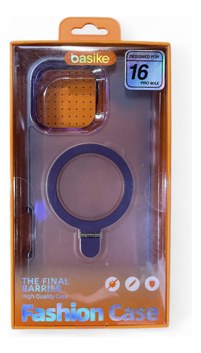 Capa Capinha Fashion Case Basike Iphone 16 Pro Max Roxa