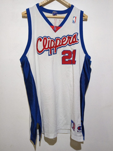 Camiseta Ángeles Clippers Champions #21 Darius Miles Nba