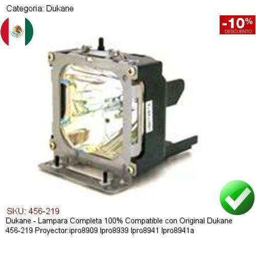 Lampara Compatible Dukane 456-219 Ipro8909 Ipro8939 Ipro8941