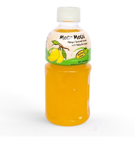 Imagen 1 de 5 de Bebida Mogu Mogu De Mango Con Nata De Coco 320ml