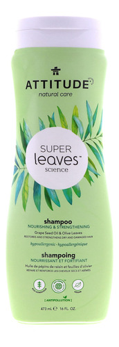 Attitude Natural Shampoo - Nutritivo Y Fortalecedor, 16 Fl .