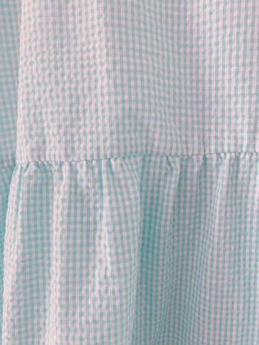 Vestido Cuadrille Celeste Reir Enloquecer