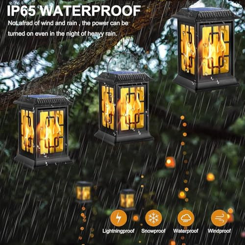 Faroles Solares Colgantes Led Impermeables Para Exteriores,