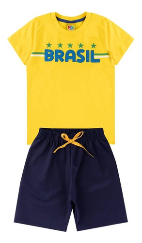 Conjunto Infantil Verão Menino Brasil