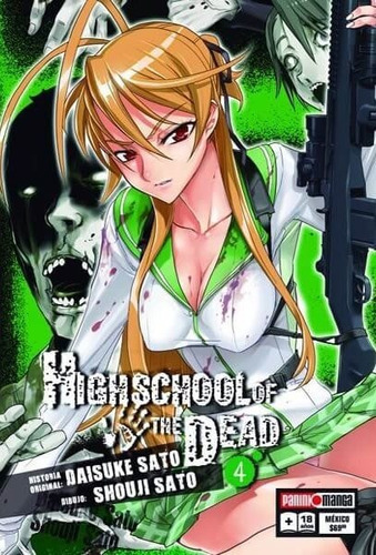 Panini Manga High School Of The Dead N.4, De Panini. Serie High Shcool Of The Dead, Vol. 4. Editorial Panini, Tapa Blanda En Español, 2019