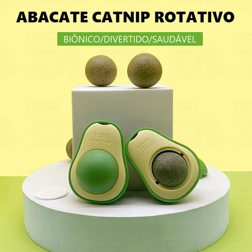 Kit 2 Brinquedos Para Gatos Coçador Escova Canto + Catnip Co Sortida
