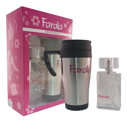 Perfume Farala De Mujer 50ml + Jarra Térmica De Febo Volumen De La Unidad 50 Ml