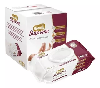 Toallitas Húmedas Huggies Supreme® 480 Pzs Hipoalergénicas