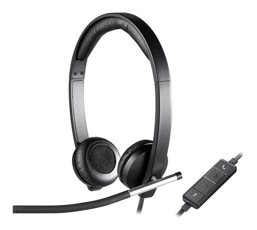 Auriculares Logitech H650e, Estéreo, Micrófono, Conector Usb