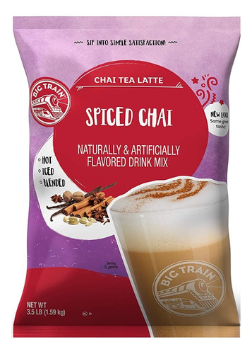 Big Train Spiced Instant Chai Tea Latte Mix 3.5 Lb