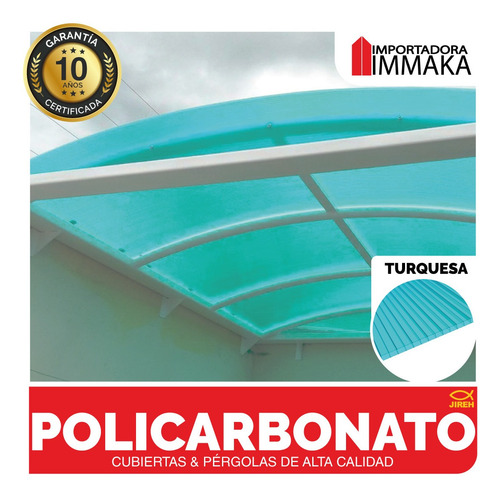 Imagen 7 de 10 de Láminas Policarbonato Alveolar Techos, Cubiertas Pérgolas Uv