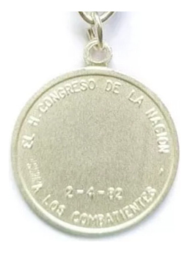 Set De 3 Medallas Condecoración Congreso A Ex Combatientes