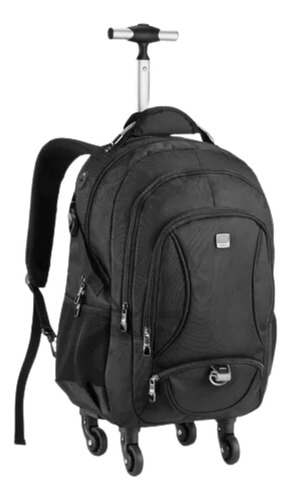 Mochila Mala Rodinhas P/notebook 17  Rodas 360°