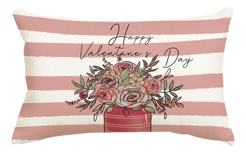 Fundas De Almohada Decorativas Para San Valentín 30x50cm Dis