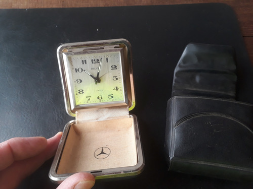Antiguo Reloj Despertador Deluxe - Mercedes Benz -leer Descr