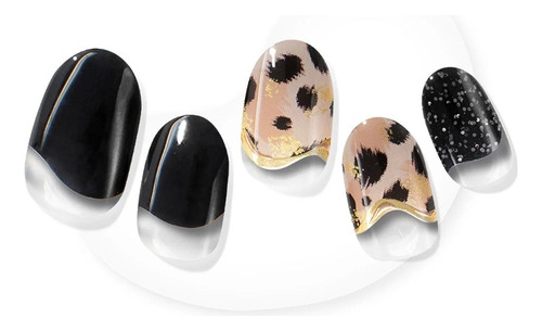 Uñas Adhesivas Glaze Art -cheetah Drip