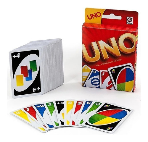 Juego De Cartas Uno Mattel Ruibal 7600 Tictoys Full